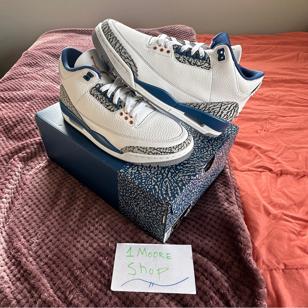 Air Jordan 3 Retro Washington Wizards size 8